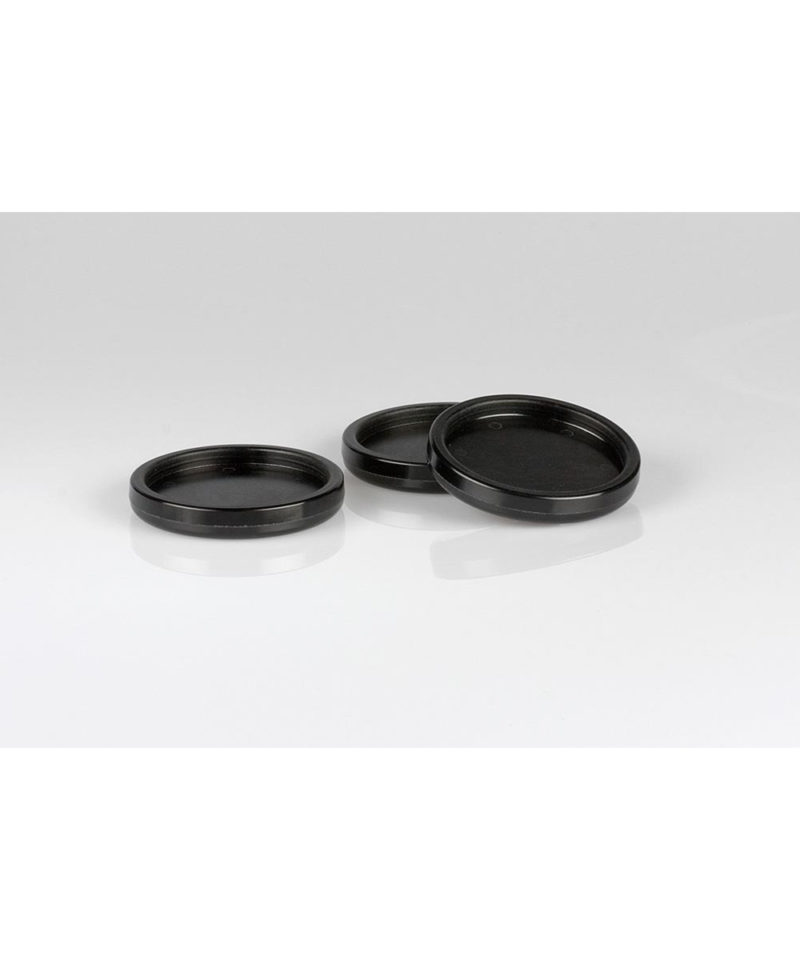 Untersetzer Kunststoff klein (innen 60 mm) schwarz/braun