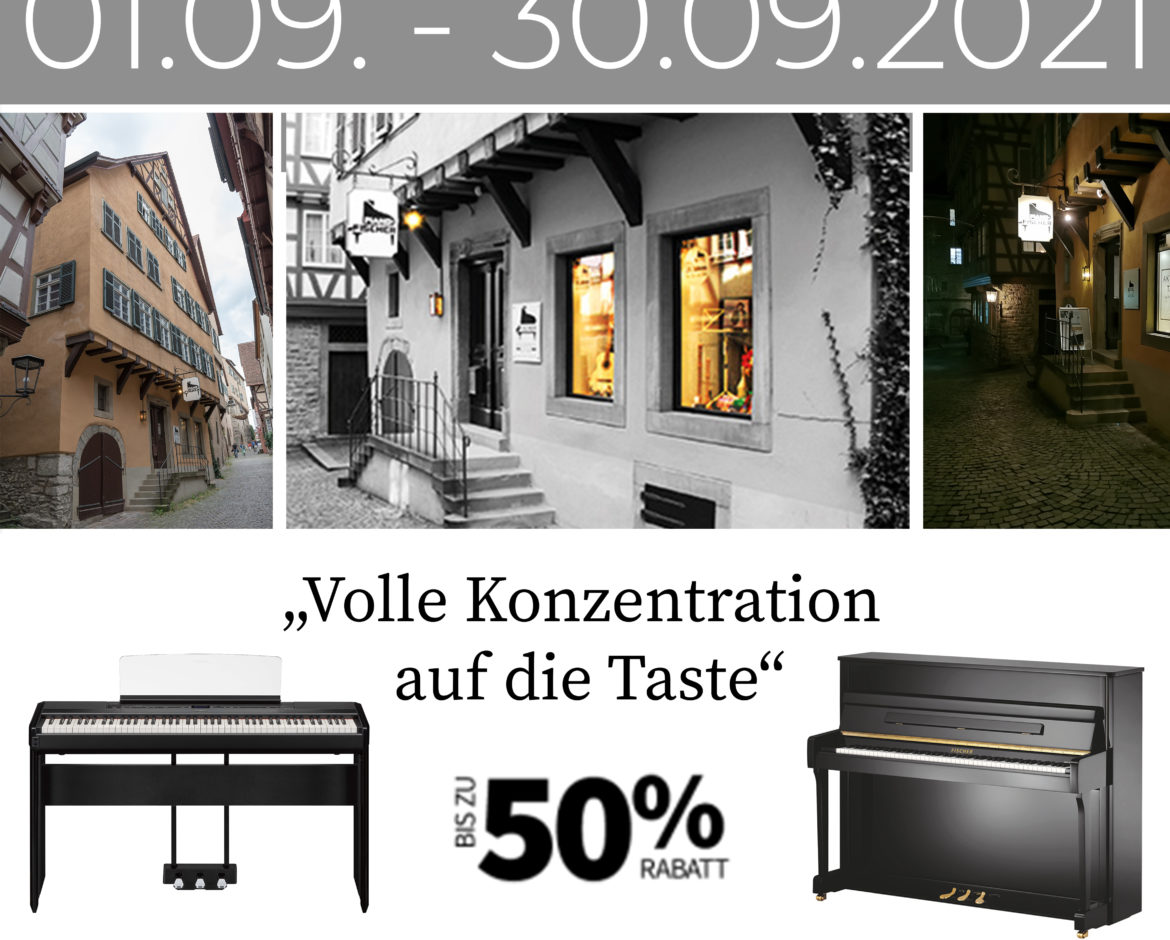Piano Fischer Abverkaufsaktion Kleinsortiment @ Schwäbisch Hall